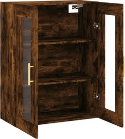 vidaXL Ντουλάπι Τοίχου Καπνιστή Δρυς 69,5 x 34 x 90 εκ.