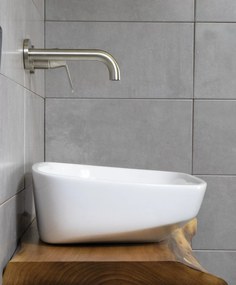 Poros White Gloss 52x33 - Επιτραπέζιος νιπτήρας