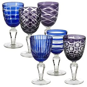 Wine Glass POLS POTTEN σετ 6 τεμ σε πολλαπλά σχέδια 140-230-114-000M