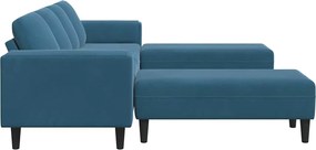 vidaXL Καναπές σαλονιού 3 pcs Μπλε