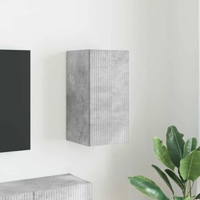 vidaXL Ντουλάπι Τηλεόρασης Τοίχου 30 x 31 x 60 εκ Σκυρόδεμα