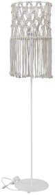Φωτιστικό Δαπέδου Mac-02  31-1124 White Heronia Rope, Metal