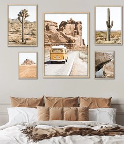 Σύνθεση κάδρων φυσικό ξύλο Canyon Desert PST035