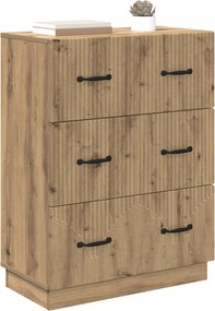 vidaXL Ντουλάπι με Συρτάρια 66 x 34,5 x 87 εκ. Επεξεργασμένο Ξύλο