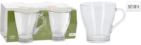 Σετ Ποτήρια Καφέ, τσαγιού χωρητικότητας 300ml - 4 τεμάχια