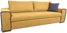 Καναπές Porto τριθέσιος-Moustardi
