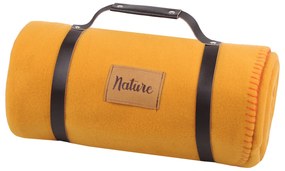 Κουβέρτα Καναπέ Fleece (130x150) S-F Dawson Ώχρα