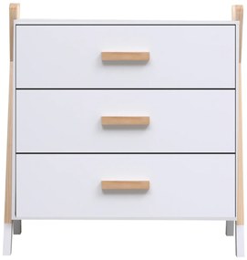 ΣΥΡΤΑΡΙΕΡΑ ΠΑΙΔΙΚH PASCHAL HM2493.03 ΜΕΛΑΜΙΝΗ-ΞΥΛΟ ΠΕΥΚΟΥ 76x40x80.5Υεκ (1 Τεμμάχια)