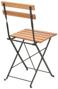 Σετ Κήπου Τραπεζαρία Pometia 3 τεμ Ξύλο - Μέταλλο 55x54x72εκ. 55x54x72 εκ.