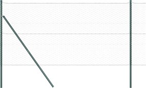 vidaXL Στύλος Περιφράξεων Γκρι 50 x 1,4 μ (36 mm δίχτυ)