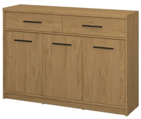 Μπουφές Pavi Βελανιδιά 124.6x33.8x87.2cm