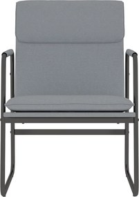 vidaXL Πολυθρόνα Ανοιχτό Γκρι 55 x 64 x 80 εκ. Υφασμάτινη