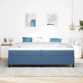 vidaXL Σκελετός Κρεβατιού Μπλε 200 x 200 cm Βελούδο