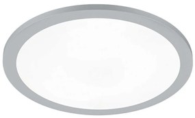 Φωτιστικό Οροφής - Πλαφονιέρα Tiberius R62983087 16W Led Φ30cm 4cm Titanium RL Lighting Πλαστικό
