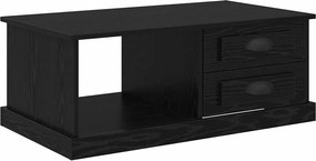 vidaXL Τραπεζάκι σαλονιού Μαύρη Οξυά 90 x 50 x 35 cm