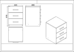 Office Furniture Set Vo17-W White