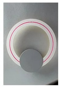 Απλίκα Φωτιστικό Τοίχου 3088-P Ακρυλικό Ροζ Round Tube 22W Sunlight 3088-P Ροζ