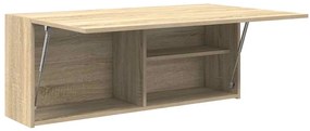 vidaXL Ντουλάπι τοίχου μπάνιου Sonoma Oak 100x25x40 cm