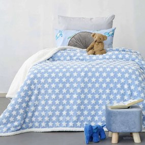 Κουβέρτα Fleece Μονή Με Γουνάκι (160x220) Palamaiki Cobi