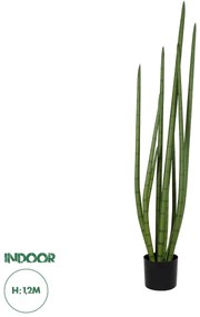 20210 GloboStar® Artificial Garden SANSEVIERIA CYLINDRICA 20210 Τεχνητό Διακοσμητικό Φυτό Σανσεβιέρια Υ120cm