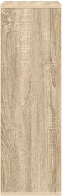 vidaXL Πλαϊνό γραφείο με συρτάρι Δρύς Sonoma 30,5 x 27 x 84,5 εκ