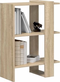 vidaXL Ράφι Βιβλίων Δρύς Sonoma 52 x 25 x 71,5 εκ Επεξεργασμένο ξύλο