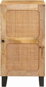 vidaXL Πλαϊνό γραφείο Καφέ 40 x 33 x 75 εκ. Στερεό ξύλο μάνγκο