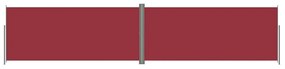 Σκίαστρο Πλαϊνό Συρόμενο Κόκκινο 220 x 1000 εκ. - Κόκκινο