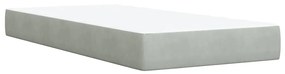 ΚΡΕΒΑΤΙ BOXSPRING ΜΕ ΣΤΡΩΜΑ ΑΝΟΙΧΤΟ ΓΚΡΙ 100X200 ΕΚ. ΒΕΛΟΥΔΙΝΟ 3288540