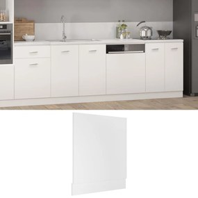 vidaXL Πλαίσιο Πλυντηρίου Πιάτων "Lyon" Λευκό 59,5x3x67 εκ. από Τεχνητό Ξύλο