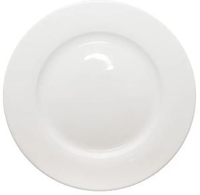 Happy House Πιάτο Φαγητού Ρηχό 24 cm Πορσελάνη Horeca X Λευκό