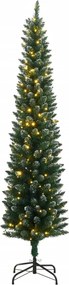 vidaXL Χριστουγεννιάτικο Δέντρο Τεχνητό Slim με 150 LED 150 εκ.