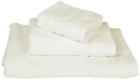 Σετ Πετσέτες 3τμχ Βαμβακερές Cream Komvos Home 7111811-18