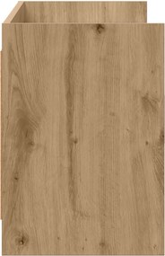 vidaXL Ντουλάπι TV 130 x 33 x 47 εκ Artisan Δρυς Επεξεργασμένο Ξύλο