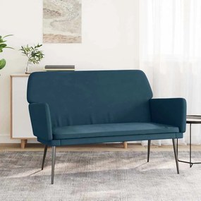 vidaXL Πάγκος Μπλε 108x79x79 εκ. Βελούδινος