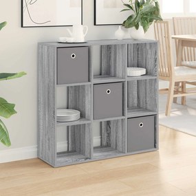 vidaXL Πλαϊνό γραφείο Γκρίζο Σονομα 88,5 x 29 x 84,5 εκ.
