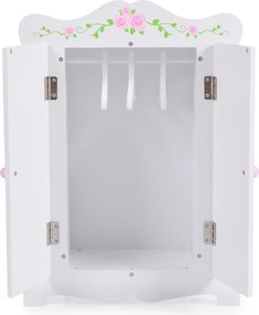 Wooden Wardrobe with 3 Hangers