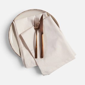 Πετσέτες Φαγητού (Σετ 2τμχ) Nef-Nef Homeware Blizzard Ecru