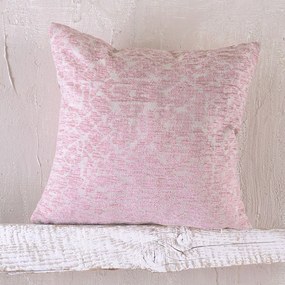Μαξιλαροθήκη Διακοσμητική Wonder Pink Ρυθμός 40Χ40 Βαμβάκι-Chenille