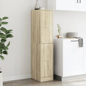 vidaXL Ντουλάπι Φαρμακείου Sonoma Δρυς 30x41x144,5 εκ. από Τεχνητό Ξύλο