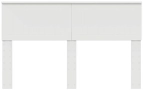 vidaXL Κεφαλάρι με κεφαλάρι Λευκό 140 cm Επεξεργασμένο ξύλο