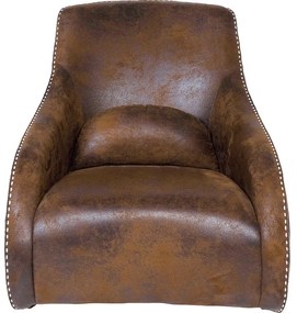 Κουνιστή Πολυθρόνα Ritmo Vintage Eco Καφέ 76x74x83εκ - Καφέ