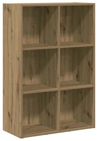 vidaXL Ντουλάπι βιβλίου/Σιδερένιο ντουλάπι Artisan Oak 66x30x98 cm