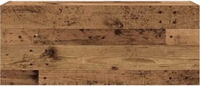 vidaXL Ντουλάπι τοίχου μπάνιου Παλιό ξύλο 100x25x40 cm