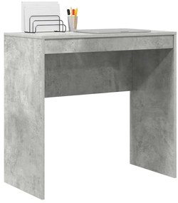 vidaXL Γραφείο Γκρι σκυροδέματος 80 x 40 x 76 εκ. Επεξεργασμένο ξύλο