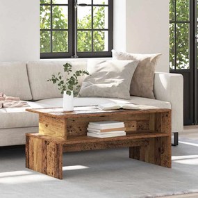 vidaXL Τραπεζάκι σαλονιού Παλιό ξύλο 90 x 55 x 42.5 εκ
