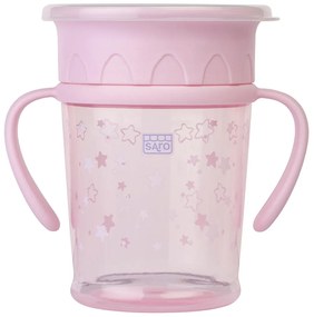 Ποτήρι Εκπαιδευτικό 225ml Saro Pink 51443