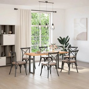 vidaXL Πόδια Κονσόλας 2 τεμ. σε σχήμα U, Ανθρακί 28x(72-73) εκ. από Ατσάλι