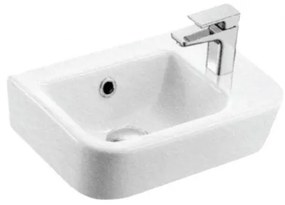 Karag Legend LH 10100R Νιπτήρας Αναρτώμενος Λευκό Πορσελάνη