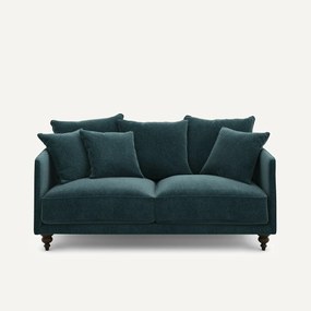 Καναπές compact από βελούδινη chenille, Lazare